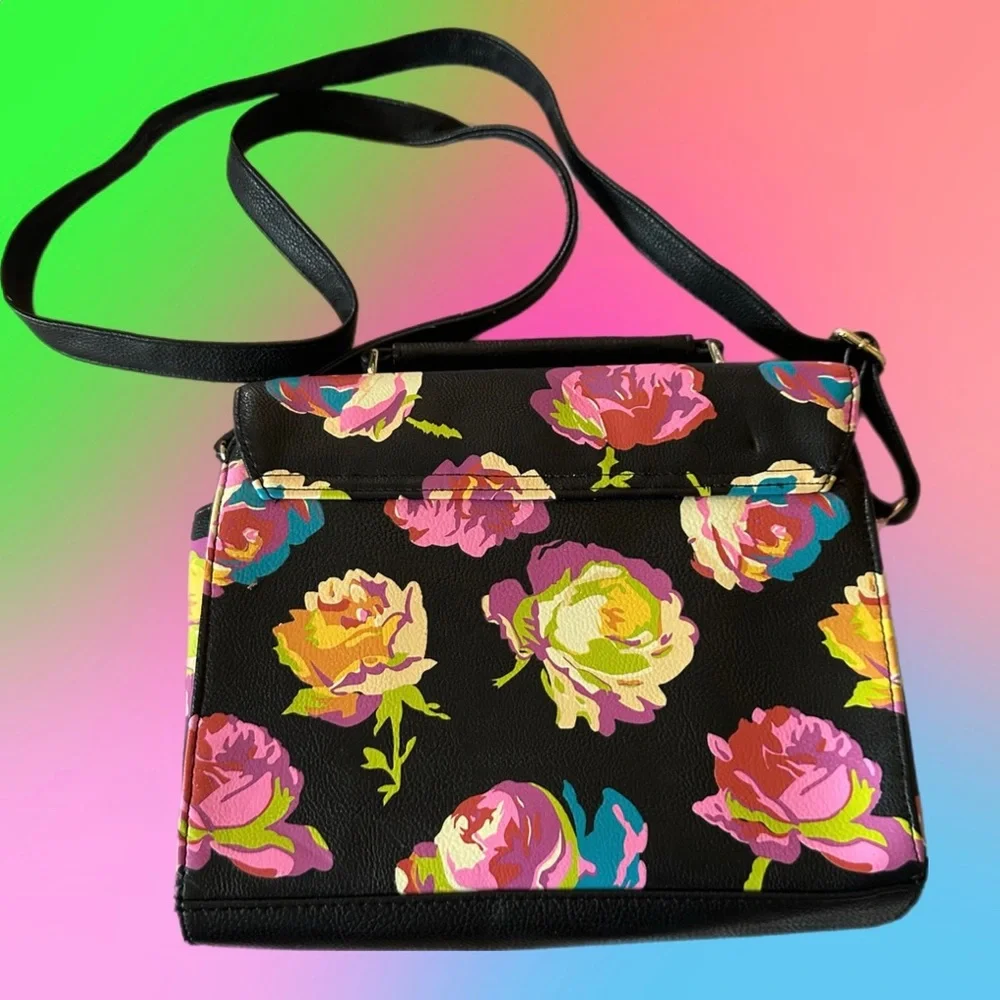 Betsey Johnson Floral Crossbody NWOT